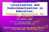 Yin Cheong CHENG Asia-Pacific Centre for Education Leadership  and School Quality