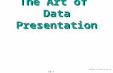 The Art of  Data Presentation