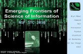 Emerging Frontiers of  Science of Information