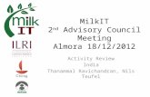 MilkIT 2 nd  Advisory Council Meeting Almora 18/12/2012