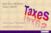 Non U.S. Resident  Taxes (NRA)