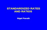 STANDARDIZED RATES AND RATIOS