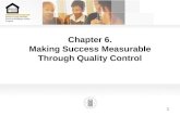 Chapter 6. Making Success Measurable Through Quality Control
