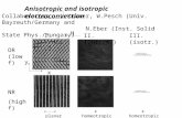 Anisotropic and isotropic electroconvection