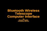 Bluetooth Wireless Telescope Computer Interface