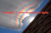 Chapter  7 :  Interference of light