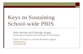Keys to Sustaining  School-wide PBIS