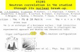 E528S Neutron correlation in  6 He studied through its  nuclear  break-up.
