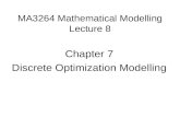 MA3264 Mathematical Modelling Lecture 8