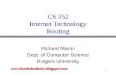 CS 352 Internet Technology Routing