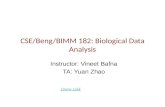 CSE/Beng/BIMM 182: Biological Data Analysis
