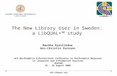 The New Library User in Sweden:  a LibQUAL+™ study