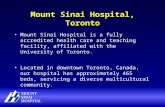 Mount Sinai Hospital, Toronto