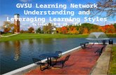 GVSU Learning Network Understanding and Leveraging Learning Styles October 28 & 29, 2014