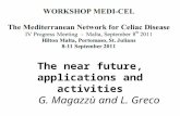The near future, applications and activities G. Magazzù and L. Greco