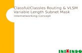 Classful/Classles Routing & VLSM Variable Length Subnet Mask