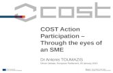 COST Action Participation – Through the eyes of an SME
