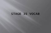 Stage 35  VocaB