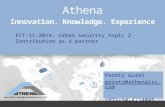 Athena Innovation. Knowledge. Experience