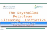 The Seychelles Petroleum  Licensing  Initiative