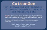 CottonGen An Integrated Web-Database for Cotton Genomics, Genetics and Breeding Data