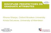 Discipline perspectives on graduate attributes