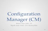 Configuration Manager (CM)