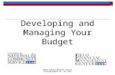 Developing and Managing Your Budget