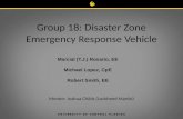 Group 18: Disaster Zone Emergency Response Vehicle