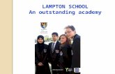 LAMPTON SCHOOL An outstanding academy