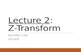Lecture 2 :  Z-Transform