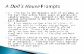 A Doll’s House  Prompts