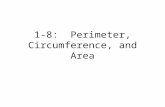 1-8:  Perimeter, Circumference, and Area