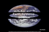 Earth Systems  Science