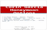 Corin Garcia Honeymoon Options