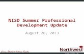 NISD Summer Professional Development Update