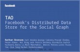 TAO Facebook’s Distributed Data Store for the Social Graph