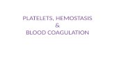 PLATELETS, HEMOSTASIS & BLOOD COAGULATION