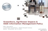 OceanDocs ,  AgriOcean Dspace  & IODE Information Management Policy