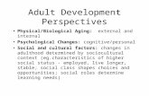 Adult Development Perspectives