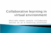 Collaborative learning in virtual environment