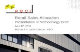 Retail Sales Allocation  Presentation of Methodology Draft