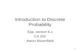 Introduction to Discrete Probability