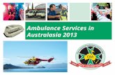 Ambulance  Services in Australasia 2013