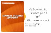 Welcome  to Principles of Microeconomics!