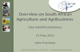 Overview on South African Agriculture and Agribusiness