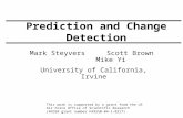 Prediction and Change Detection