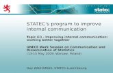 STATEC's program to improve internal communication