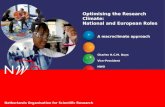 Optimising the Research Climate: National and European Roles