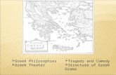 Greek Philosophies Greek Theater